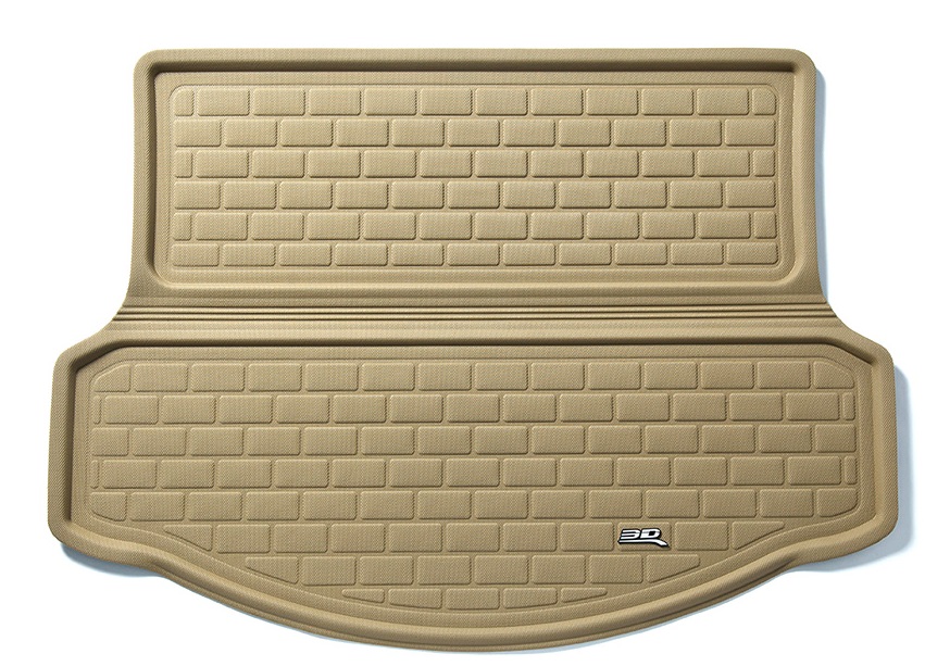 Коврик багажника текстильный INFINITI FX35 (QX70) 2009- LINER 3D Lux с бортиком бежевый